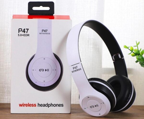 Factory Direct Headset P47 Foldable Wireless Bluetooth Earphones Deep Bass For Sports Outdoor Use Gift Idea